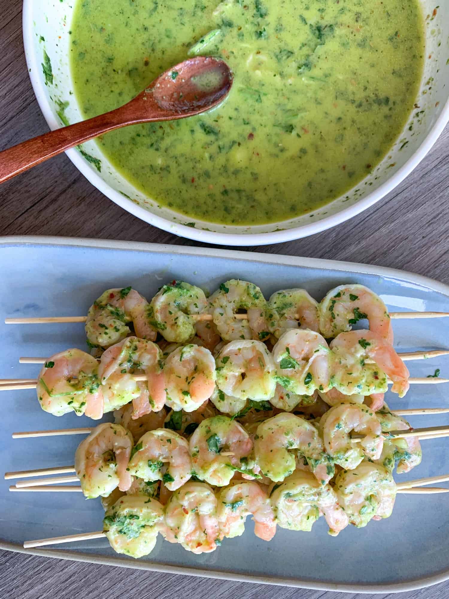 Keto Grilled Shrimp - Easy Low Carb Shrimp Chimichurri Recipe