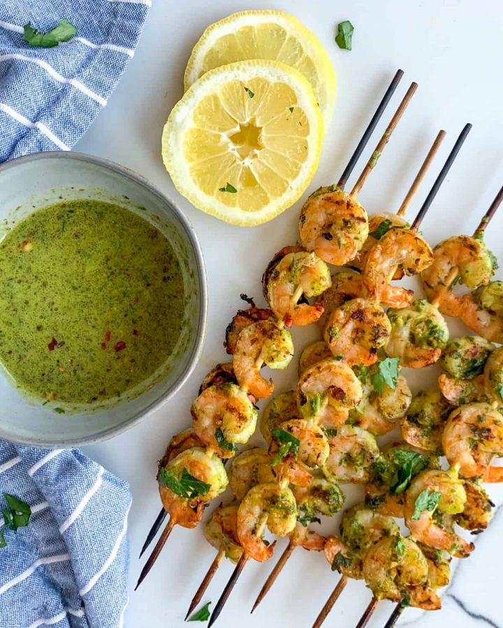Tasty Keto Grilled Shrimp Chimichurri Recipe
