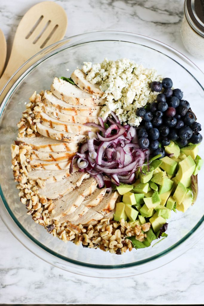 Keto Chicken Salad With Blueberries