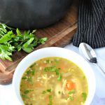 Low Carb Chicken Cauliflower Rice Soup
