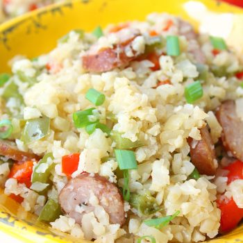 Keto Cajun Cauliflower Rice
