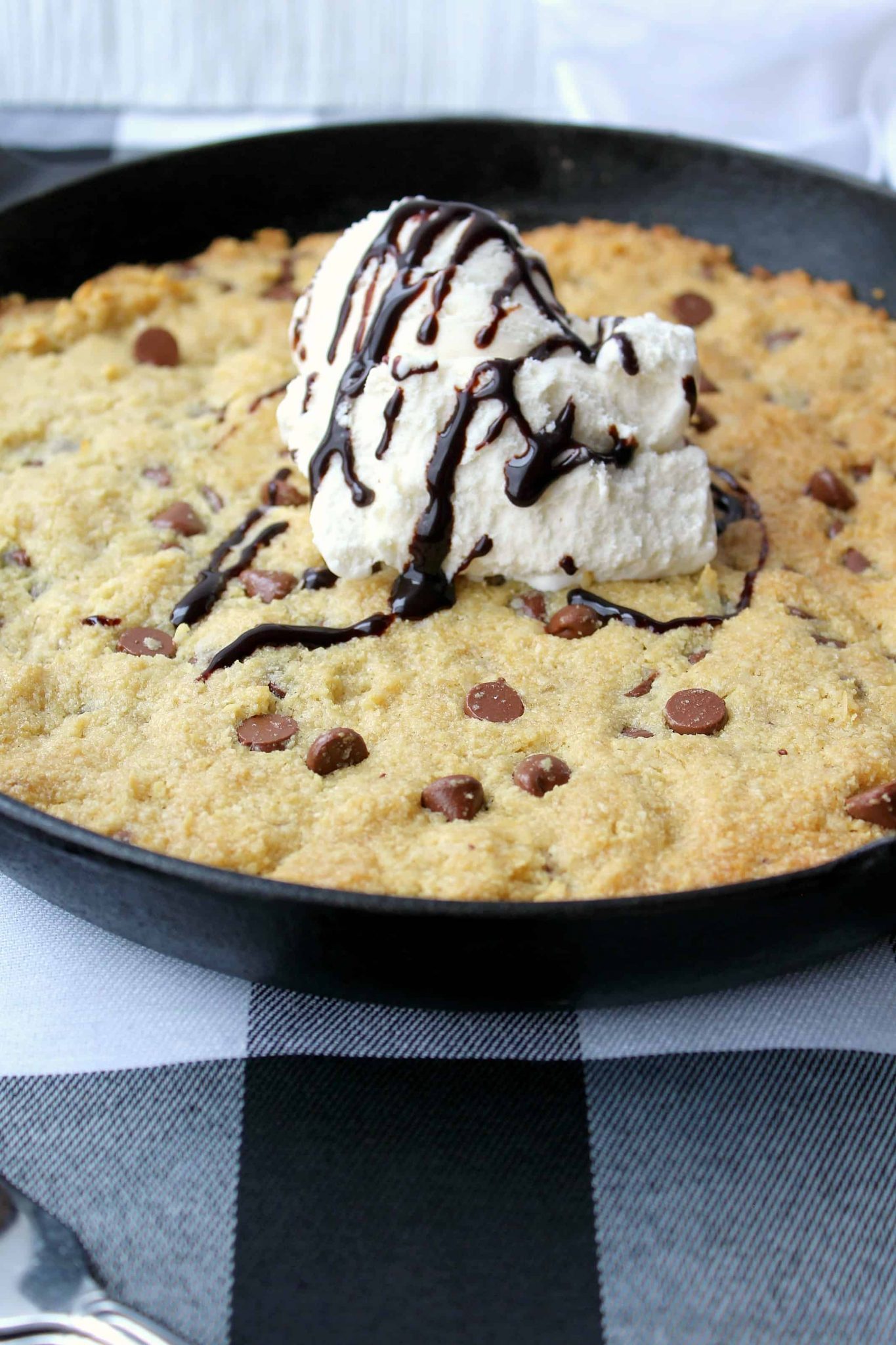 Keto Chocolate Chip Cookie Skillet Easy Keto Dessert Recipe