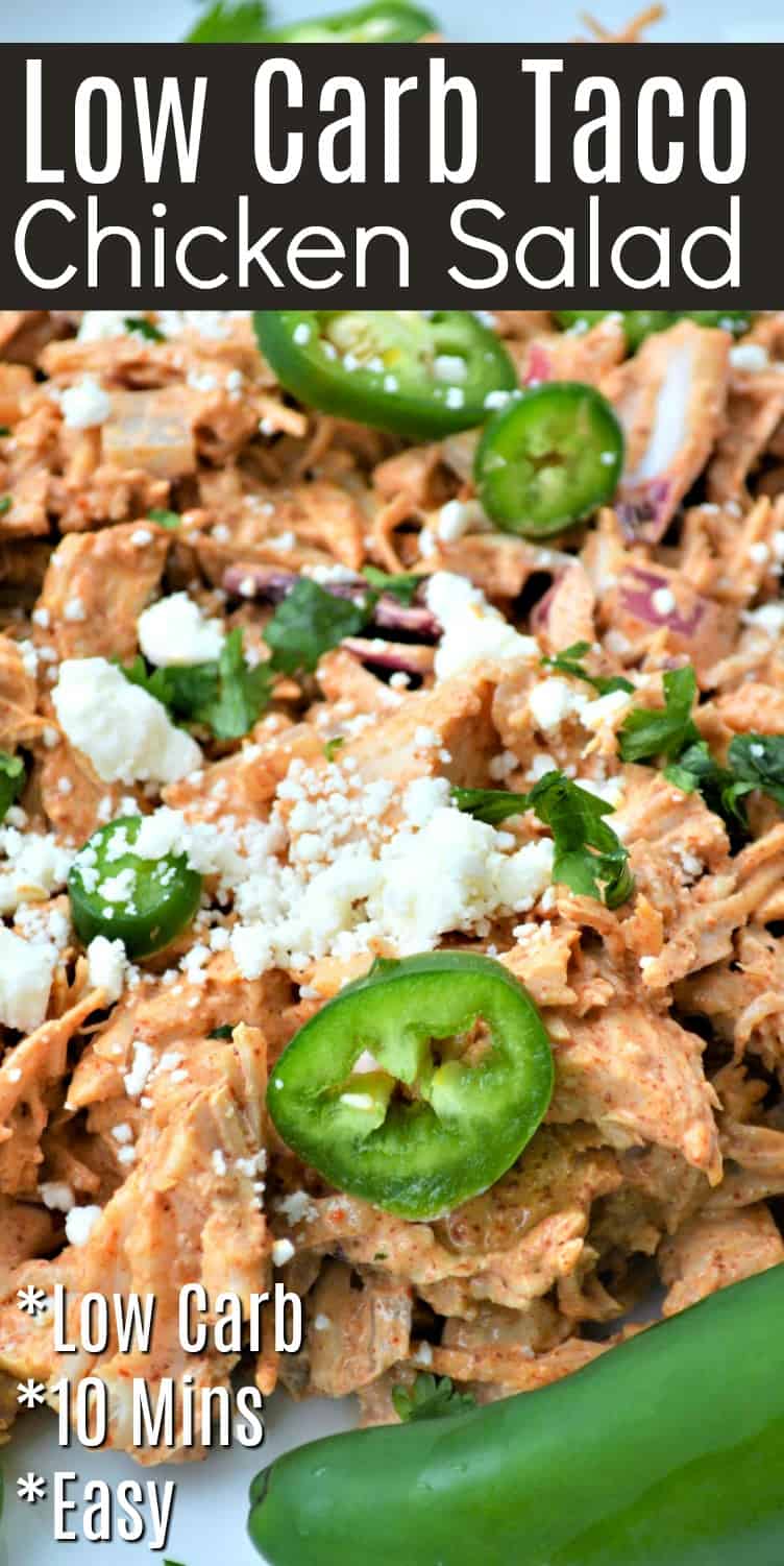 Low Carb Taco Chicken Salad Recipe