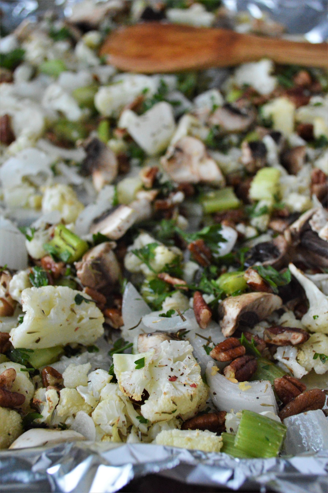 Keto Cauliflower Stuffing Recipe Stylish Cravings