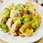Keto Chicken and Broccoli Casserole With Bacon