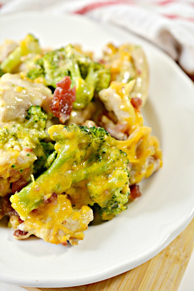 Keto Chicken Broccoli Casserole With Bacon Recipe