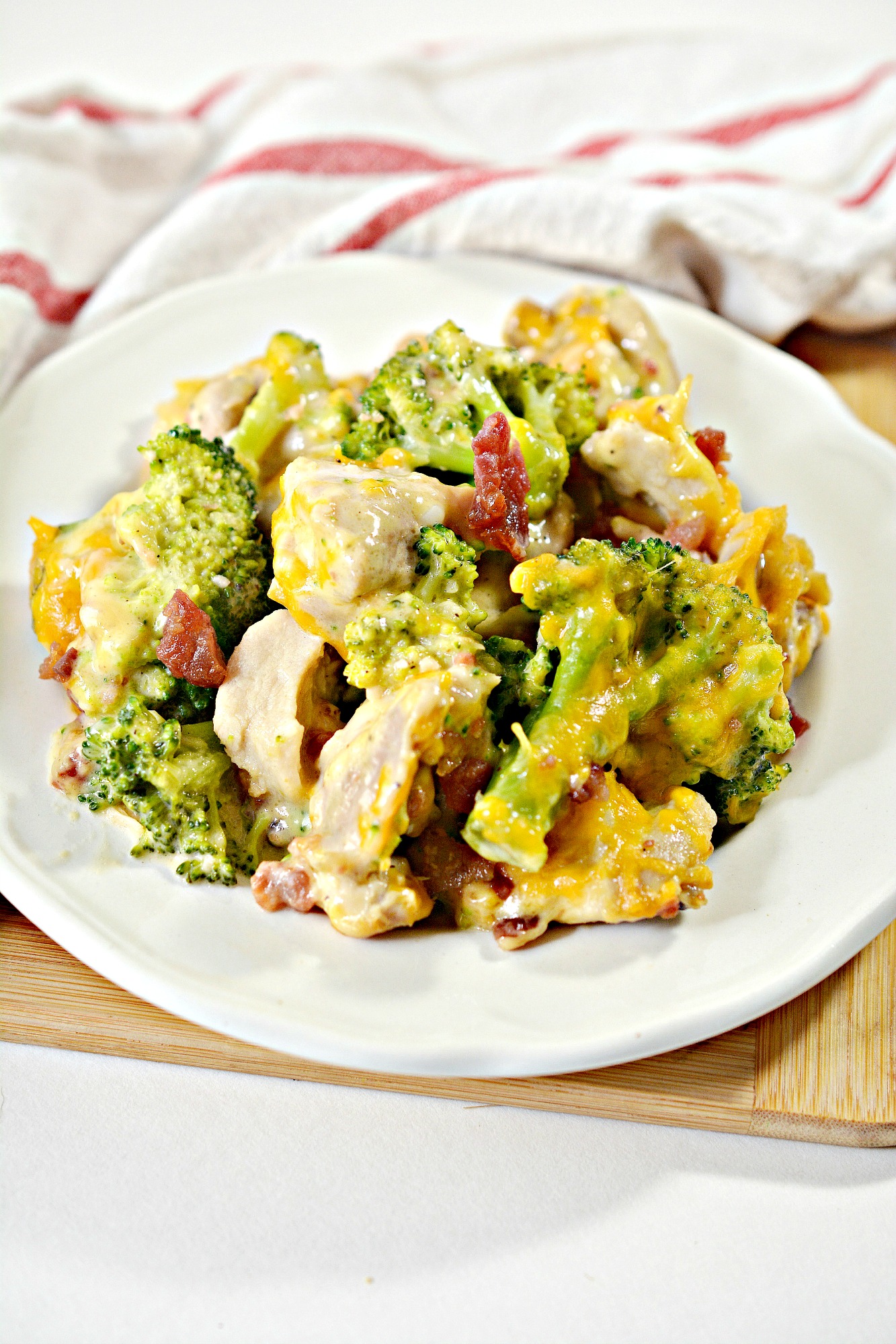 Keto Chicken Broccoli Casserole With Bacon Recipe Hearty Keto DInner