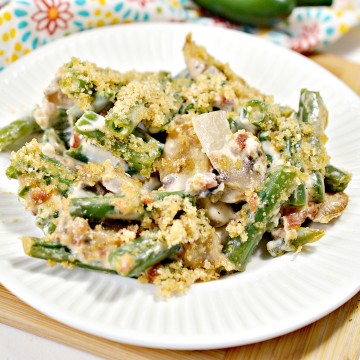 Keto Jalapeno Popper Green Bean Casserole Recipe