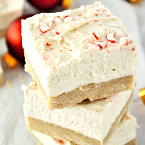 Keto No Bake Gingerbread Cheesecake Bites - Easy Christmas Dessert