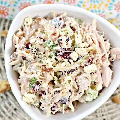Keto Cranberry Chicken Salad Low Carb Holiday Lunch Idea