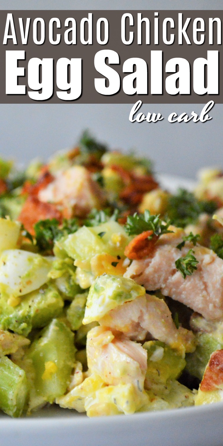 Low Carb Chicken Egg Salad