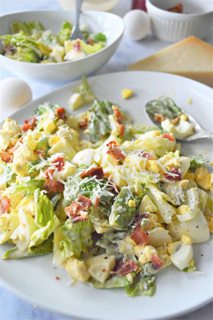 Low Carb Caesar Egg Salad