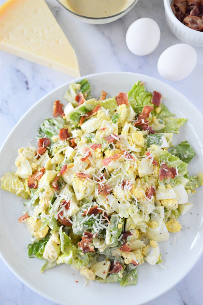 Low Carb Caesar Egg Salad
