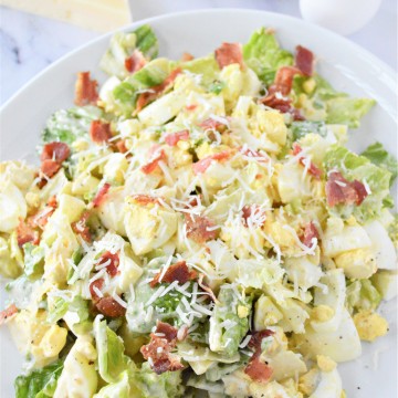 Low Carb Caesar Egg Salad