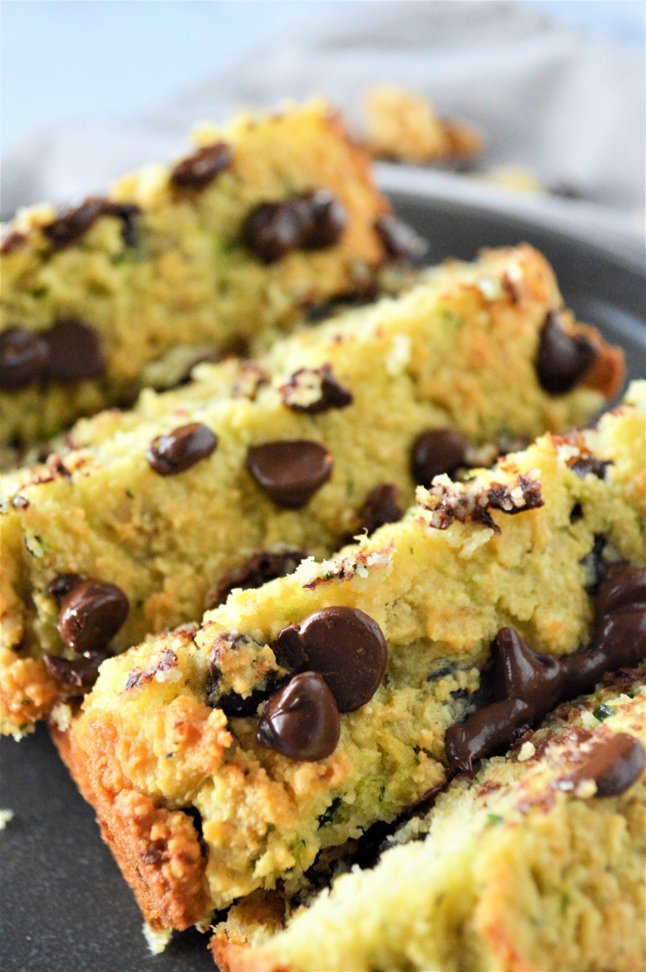 Low Carb Chocolate Chip Zucchini Bread Easy Breakfast Bread or Snack