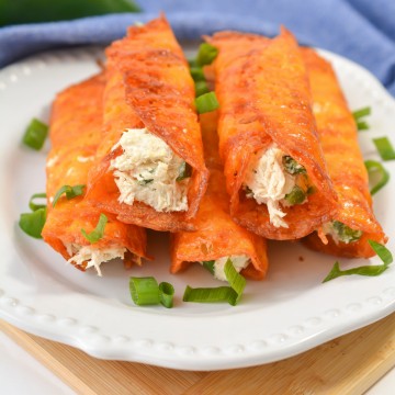 Keto Jalapeno Popper Taquitos