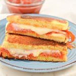 Keto Pizza Grilled Cheese Sticks