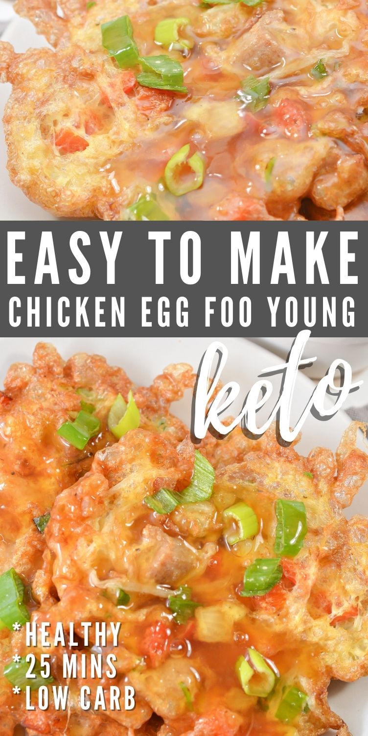 Keto Chicken Egg Foo Young