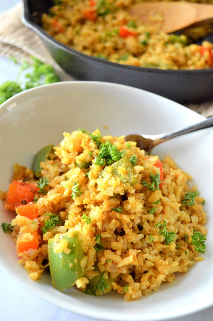 Keto Curry Cauliflower Rice