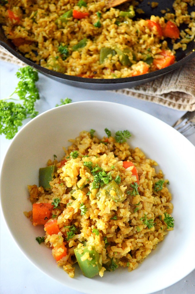 Keto Curry Cauliflower Rice