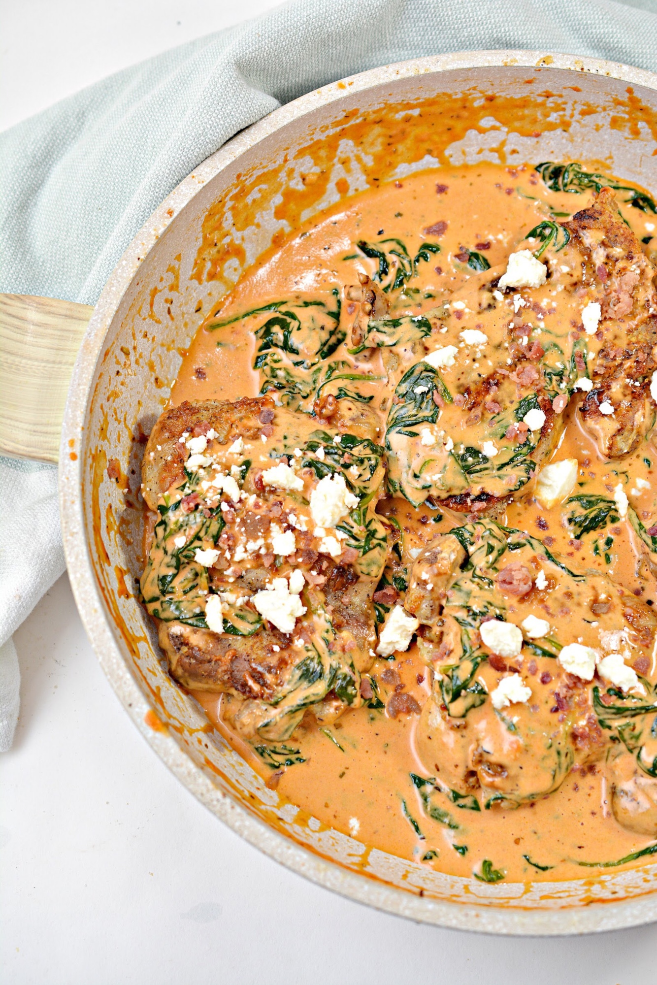 Keto Creamy Garlic Chicken In Tomato Cream Sauce - Easy Keto Dinner