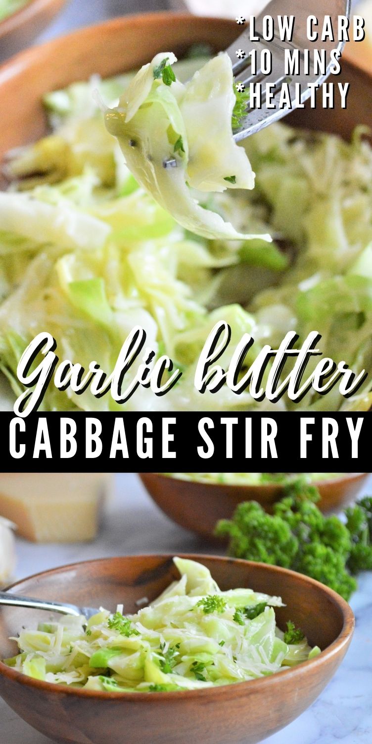 Garlic Butter Cabbage Stir Fry