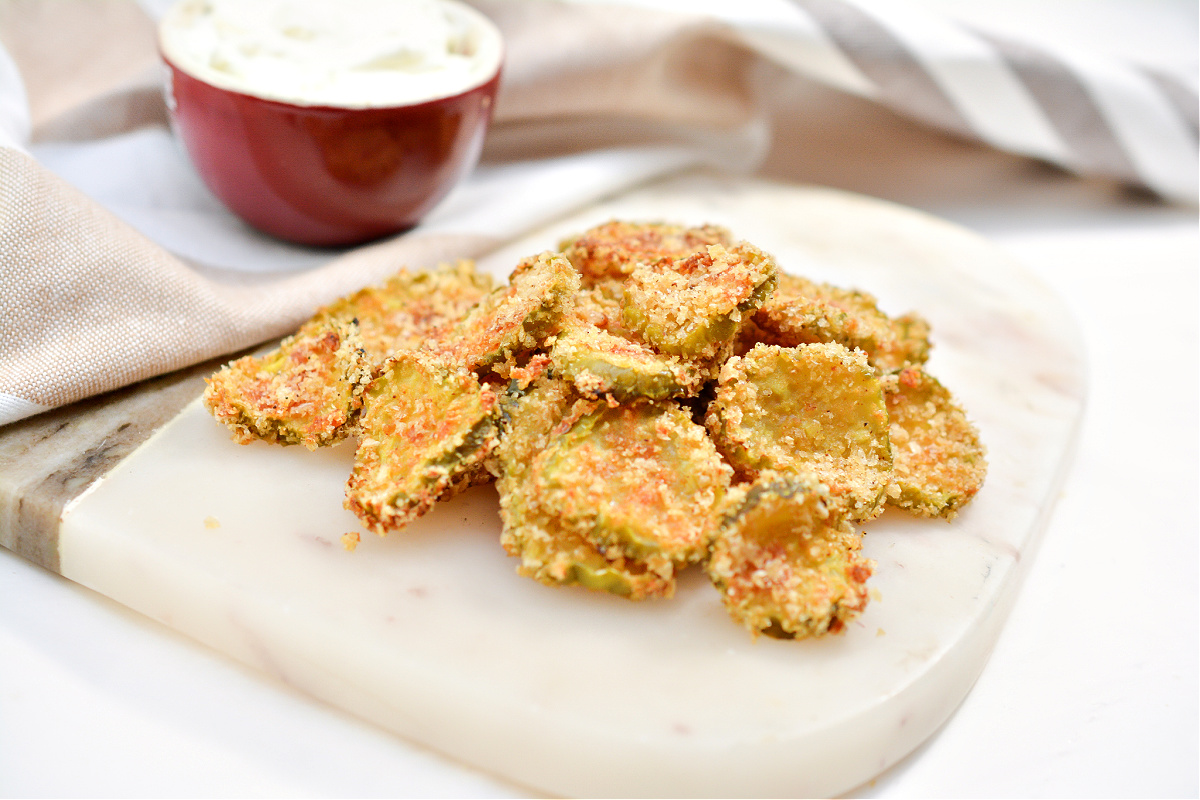 Air Fryer Pickle Chips