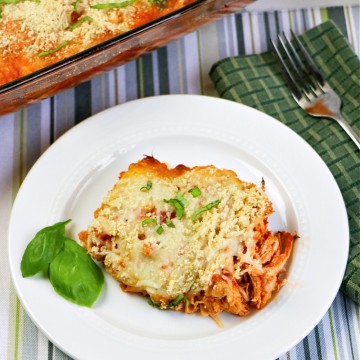 Easy Keto Chicken Parmesan Casserole