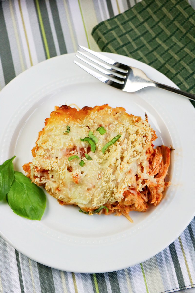 Easy Keto Chicken Parmesan Casserole