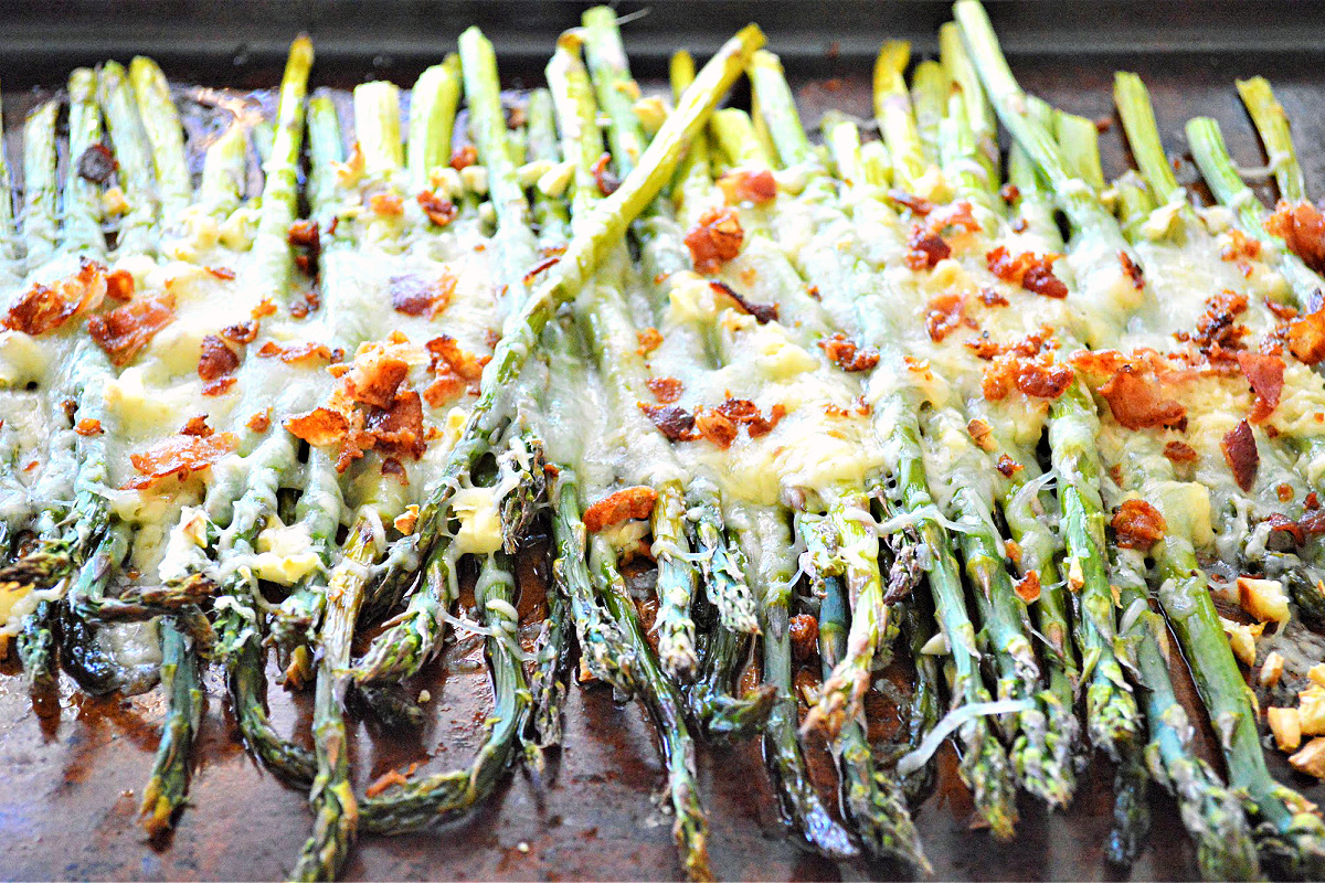 Low Carb Cheesy Asparagus