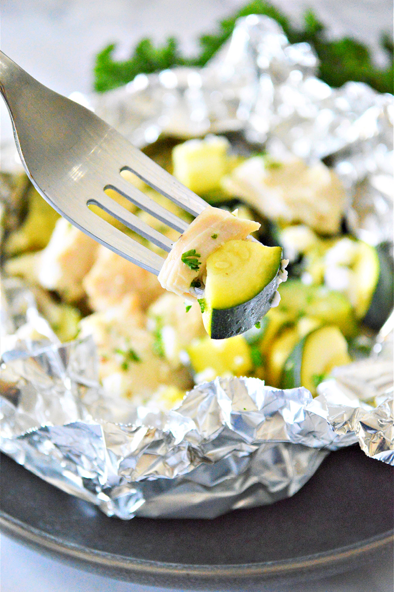 Garlic Butter Chicken Foil Packets