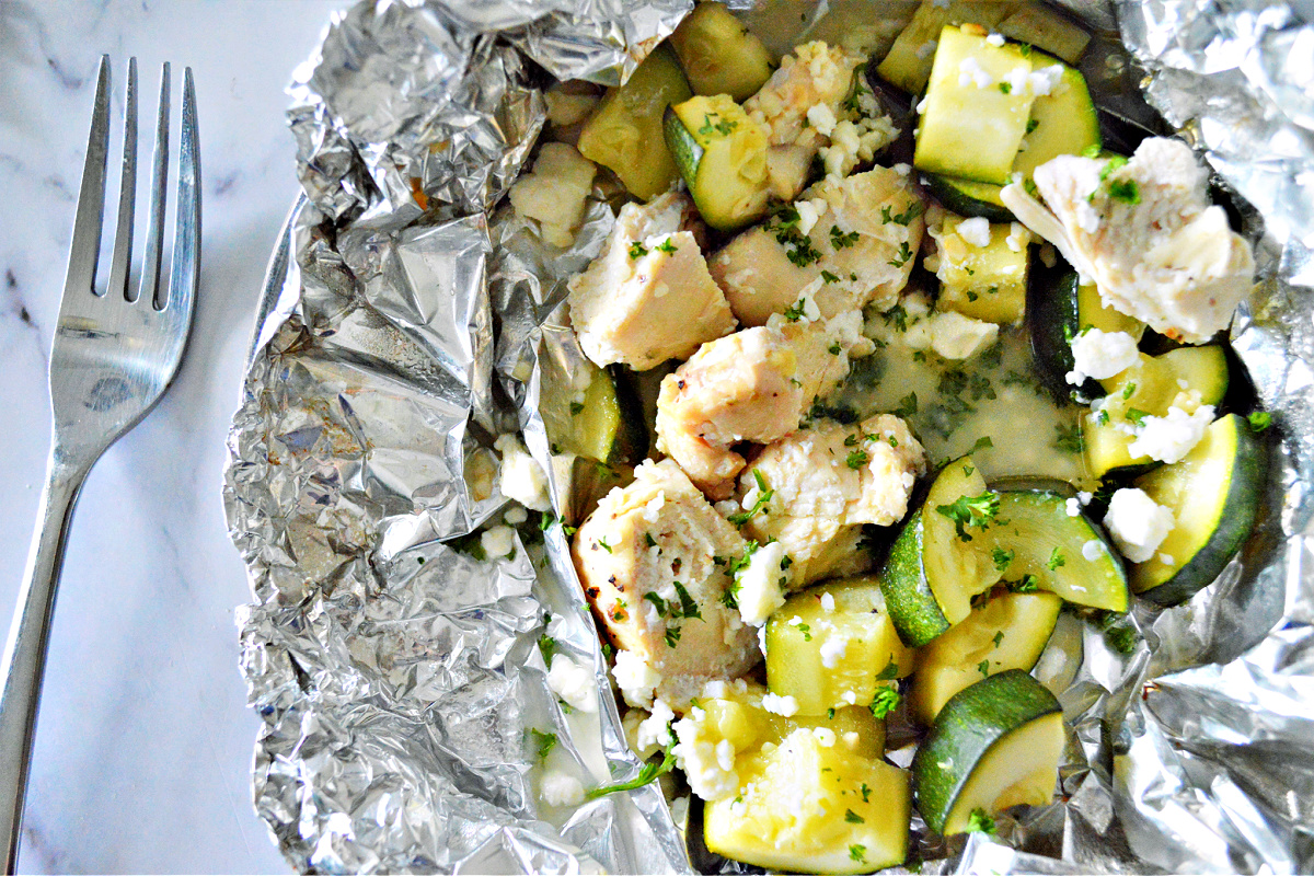 Garlic Butter Chicken Foil Packets