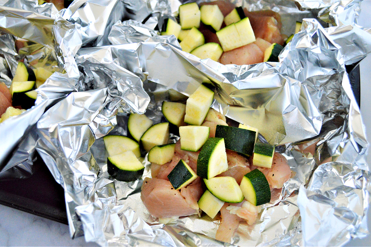 Garlic Butter Chicken Foil Packets