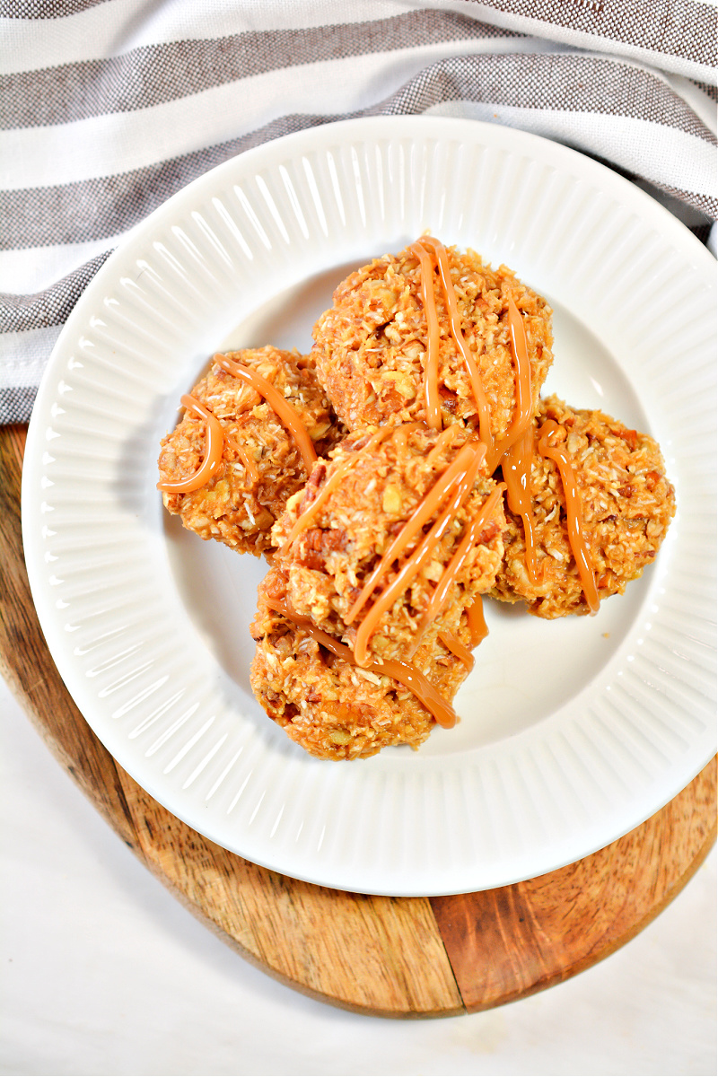 Keto Peanut Butter Caramel Cookies - Easy No-Bake Recipe