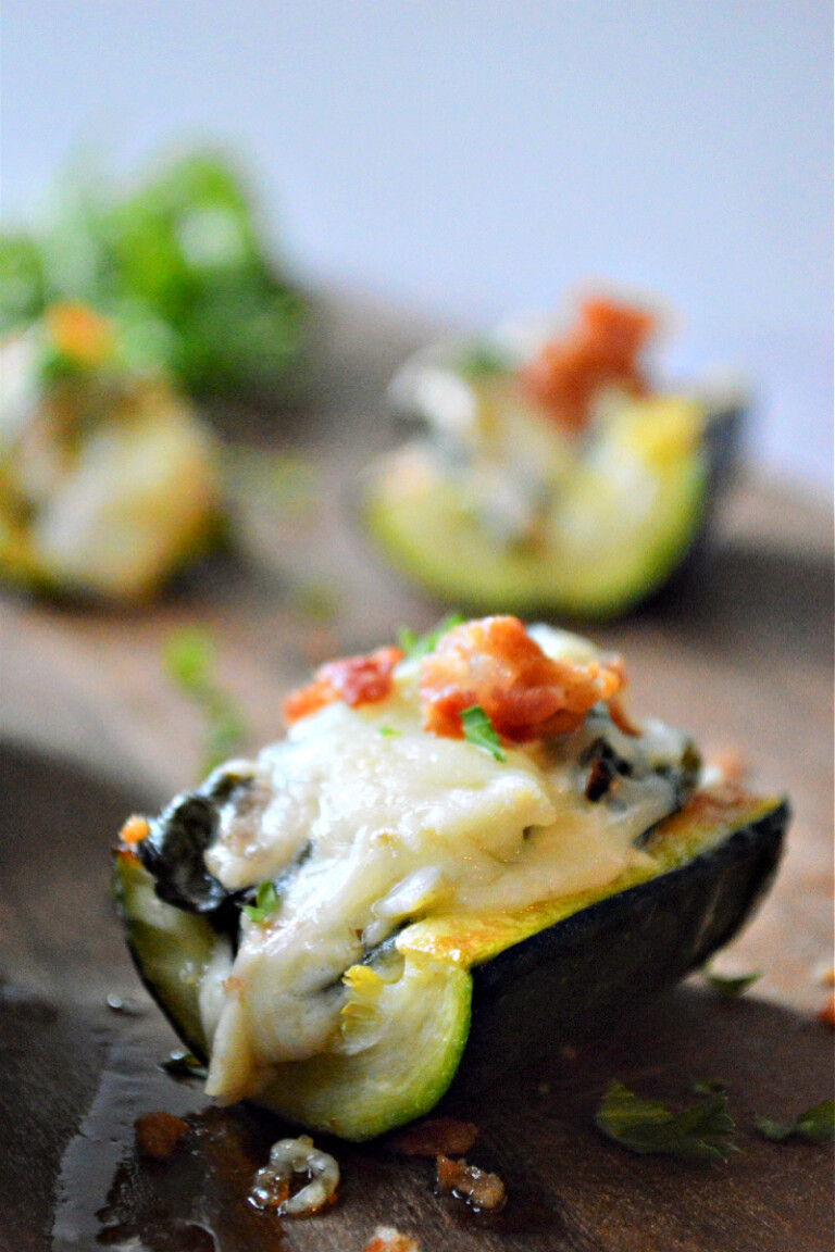 Keto Spinach Artichoke Zucchini Bites Low Carb Savory Snack