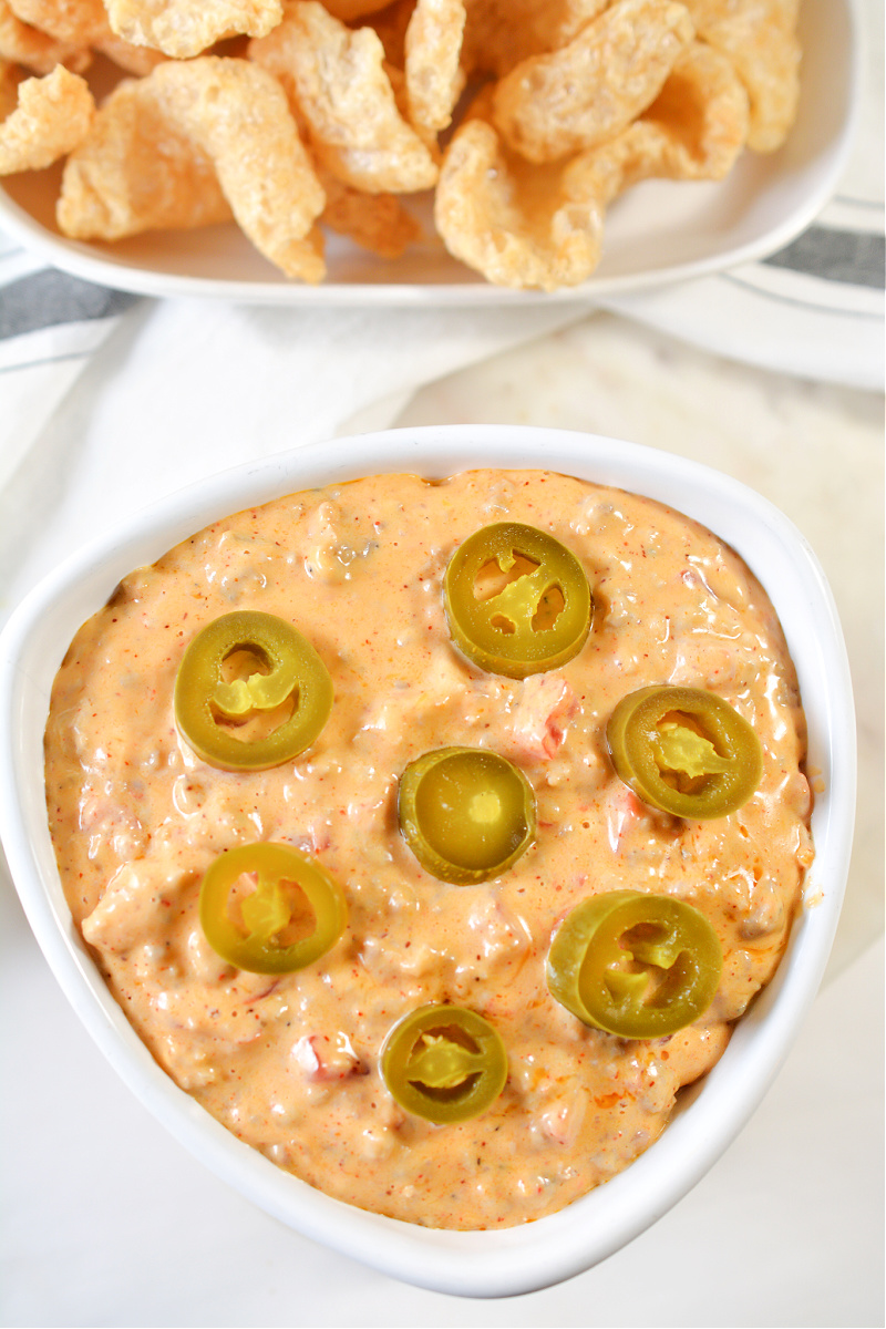Keto Queso Dip With Sausage