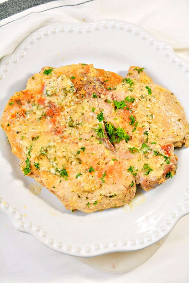 Keto Garlic Parmesan Pork Chops Easy Skillet Recipe