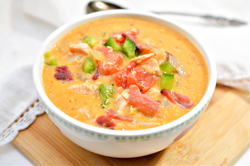 Keto Salmon Stew Recipe Easy Summer Seafood Recipe