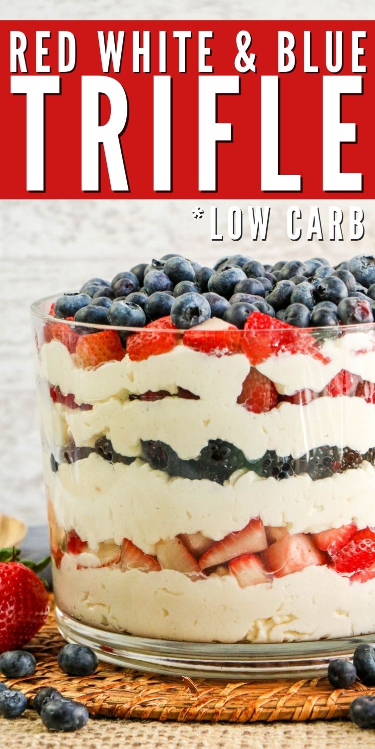 Low-Carb Triple Berry Trifle Recipe
