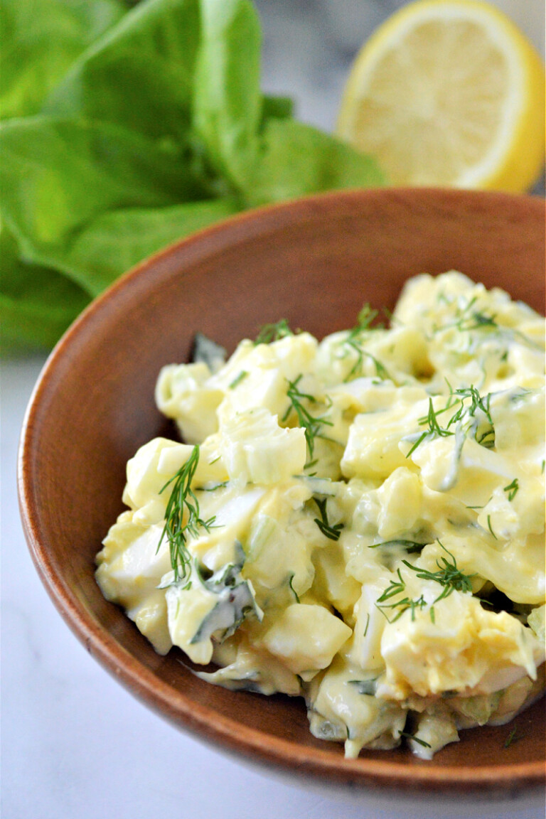 Tzatziki Egg Salad Creamy Cucumber & Dill Recipe