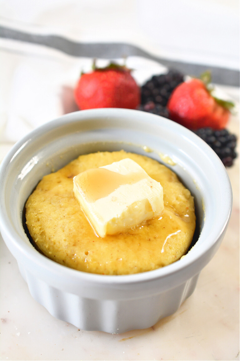 Keto Pancake In A Mug Easy and Quick Breakfast
