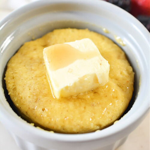 Keto Pancake In A Mug Easy and Quick Breakfast