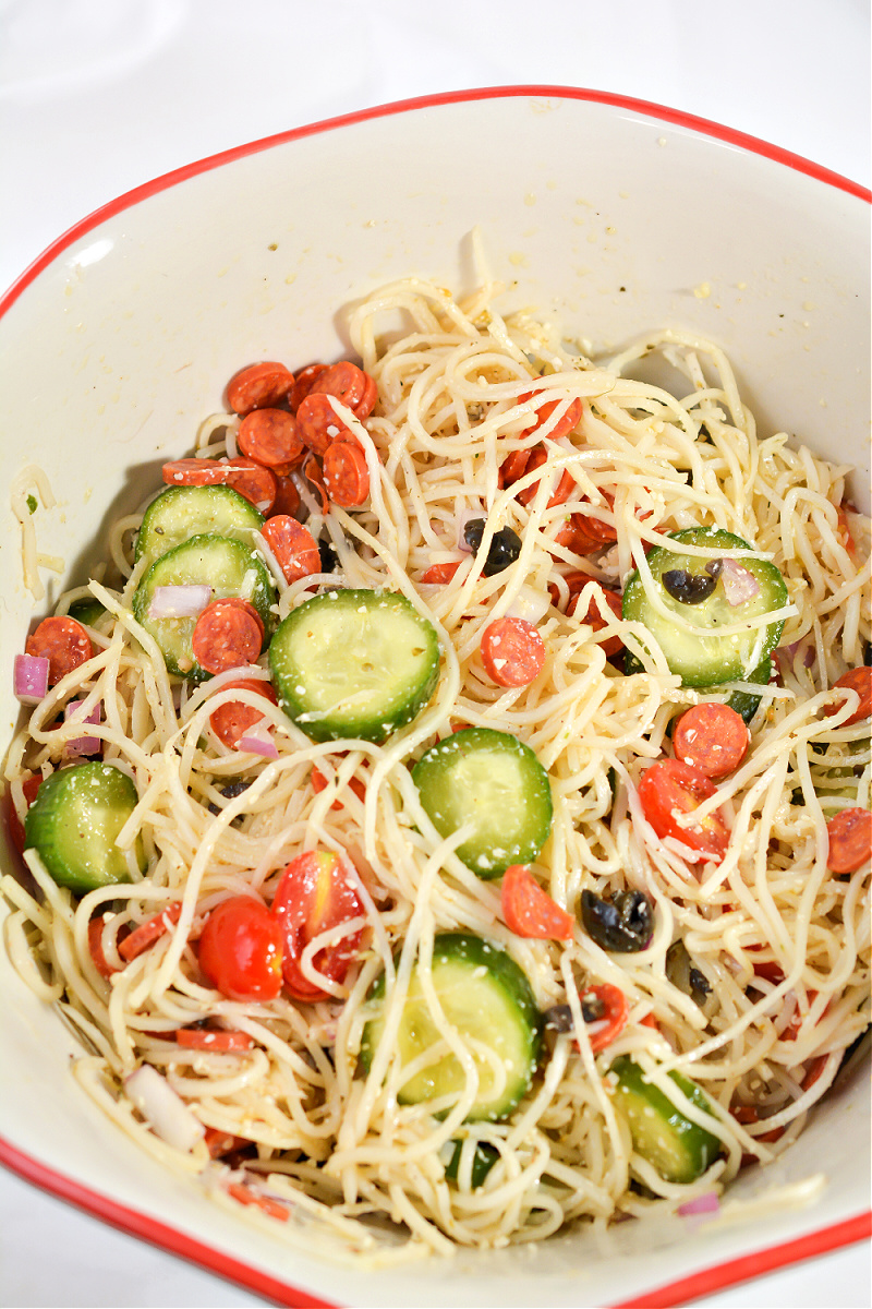 Keto Spaghetti Salad