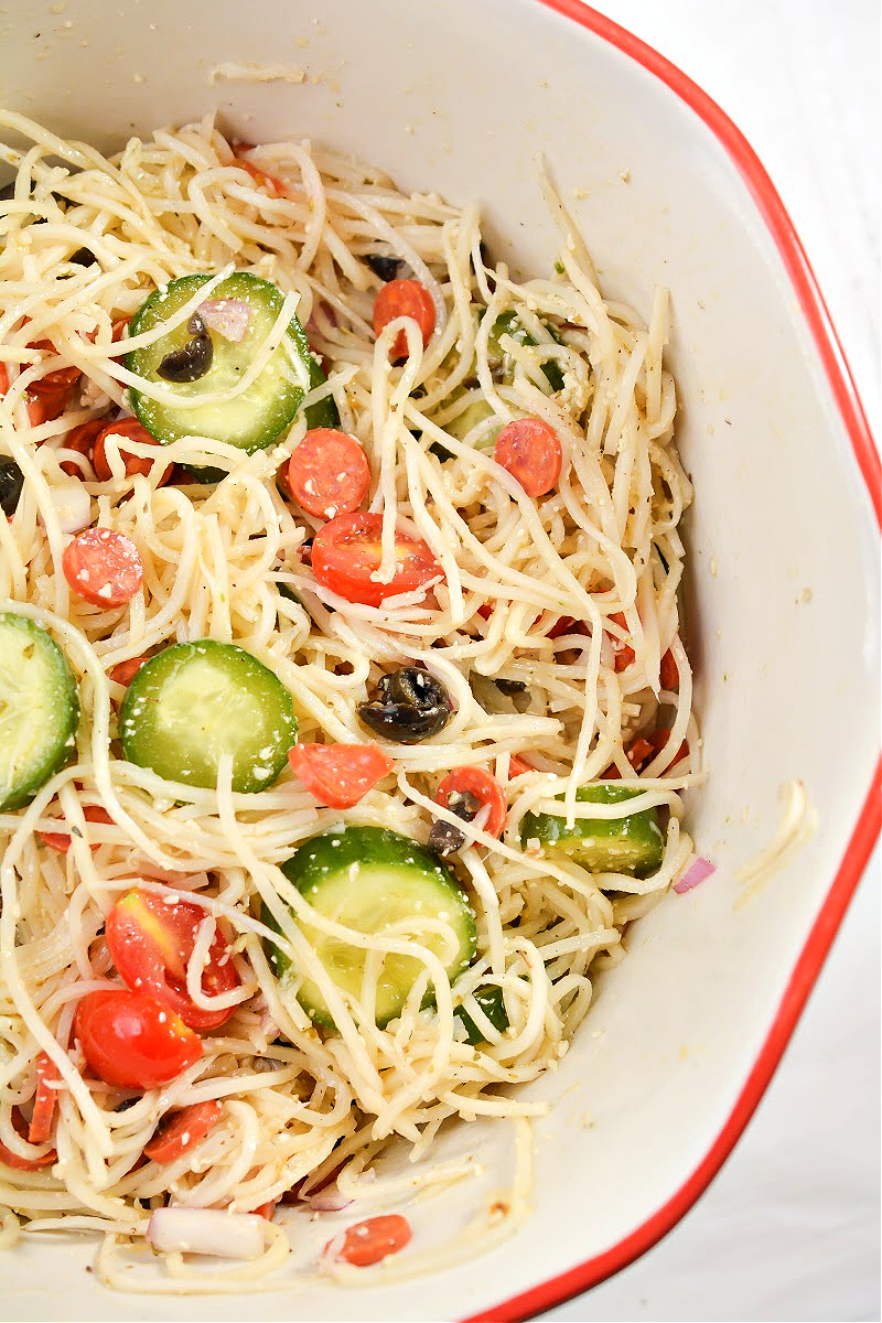 Keto Spaghetti Salad