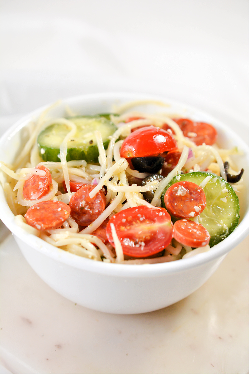 Keto Spaghetti Salad