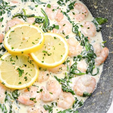 Creamy Keto Garlic Shrimp