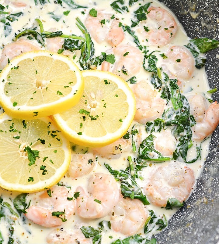Creamy Keto Garlic Shrimp