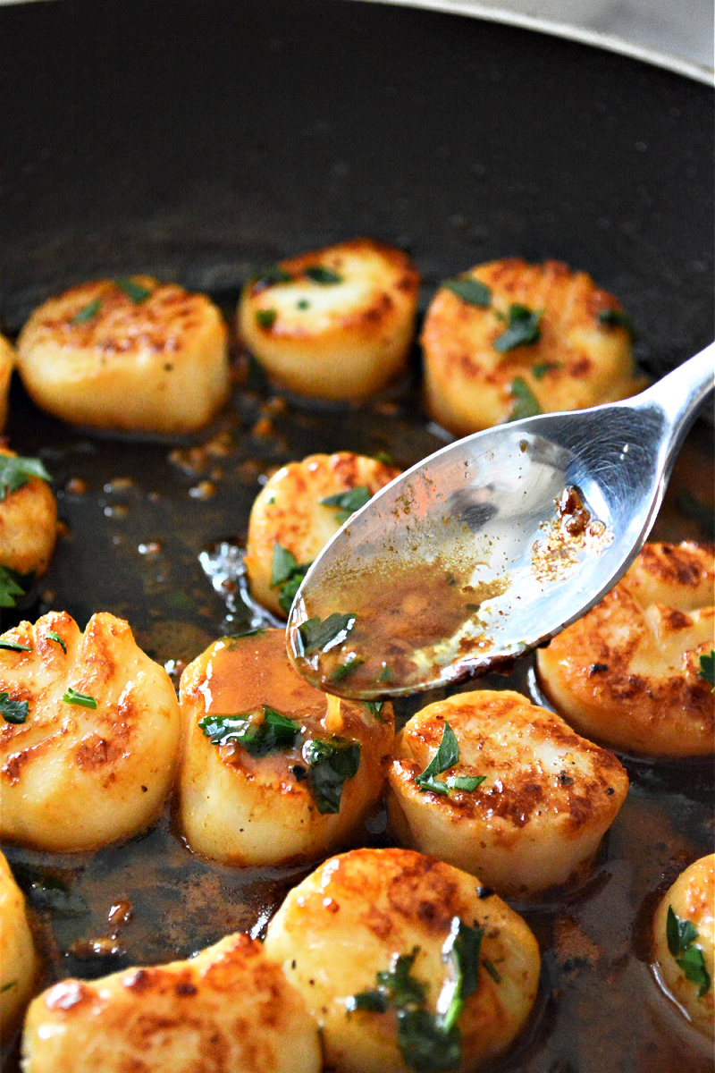 Keto Lemon Butter Scallops