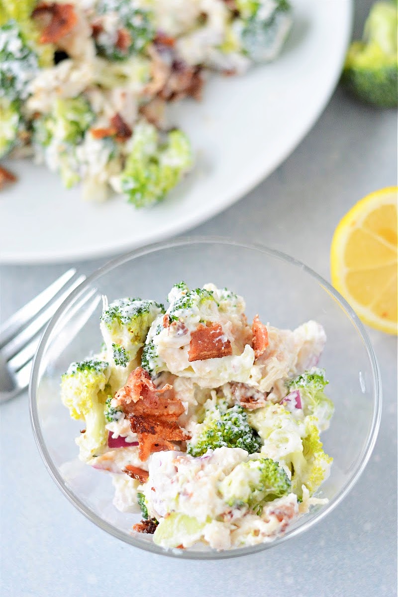 Low Carb Chicken Broccoli Salad