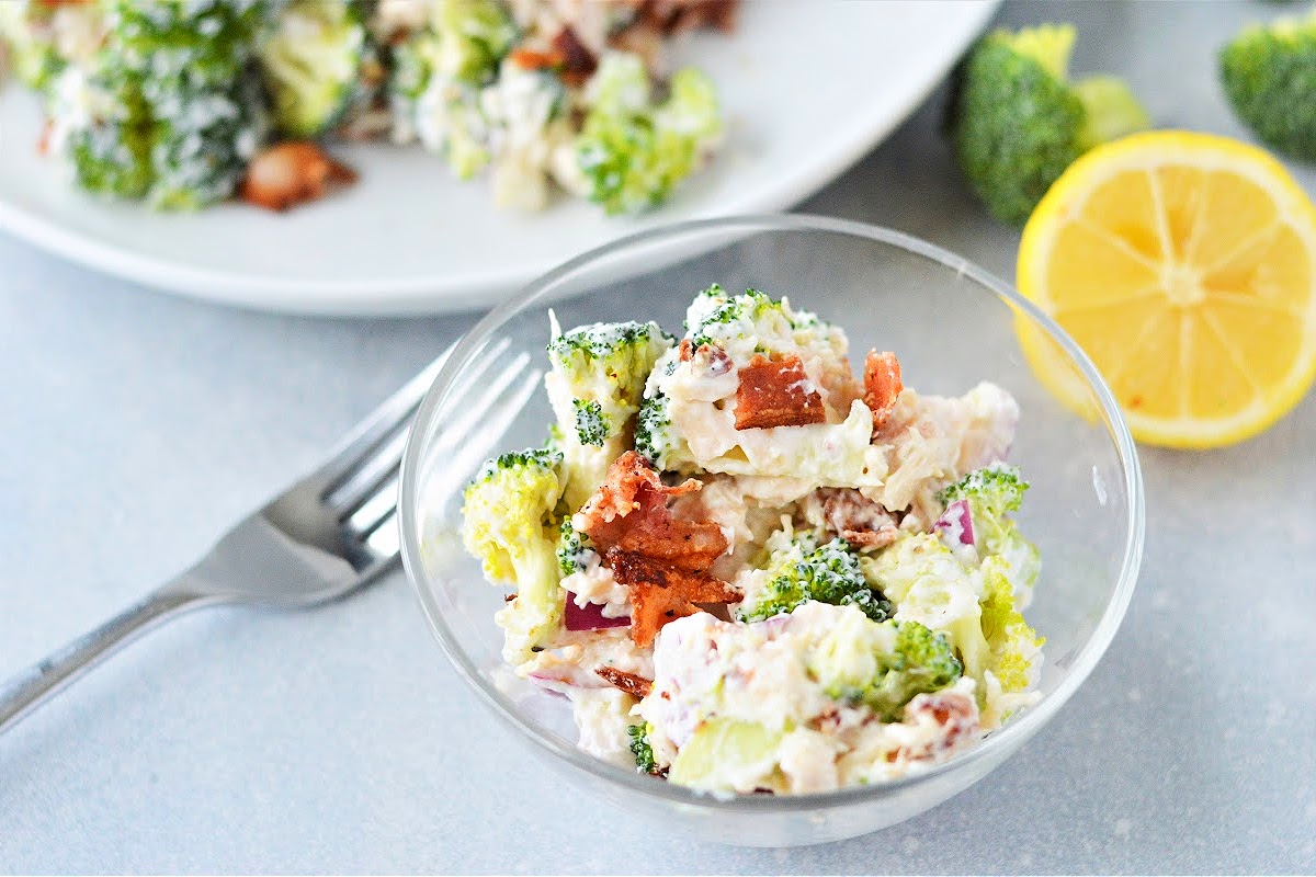 Low Carb Chicken Broccoli Salad